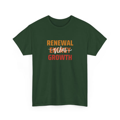 Renewable Energy Vibes Growth T-Shirt — Inspirational Faith & Recovery Tee
