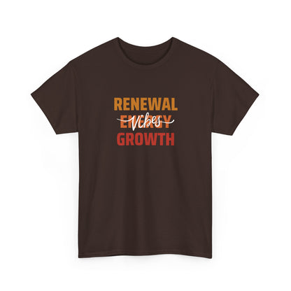Renewable Energy Vibes Growth T-Shirt — Inspirational Faith & Recovery Tee