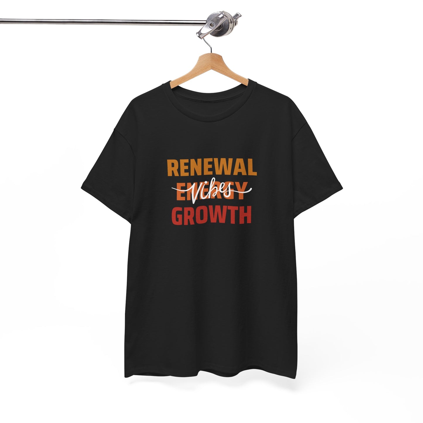 Renewable Energy Vibes Growth T-Shirt — Inspirational Faith & Recovery Tee