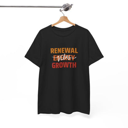 Renewable Energy Vibes Growth T-Shirt — Inspirational Faith & Recovery Tee