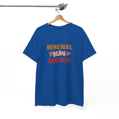 Renewable Energy Vibes Growth T-Shirt — Inspirational Faith & Recovery Tee