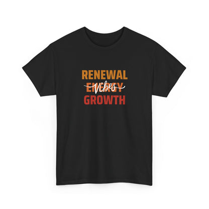 Renewable Energy Vibes Growth T-Shirt — Inspirational Faith & Recovery Tee
