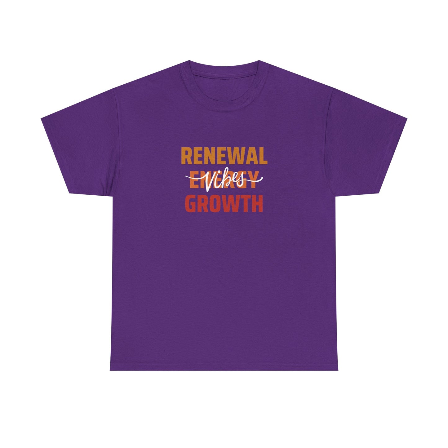 Renewable Energy Vibes Growth T-Shirt — Inspirational Faith & Recovery Tee