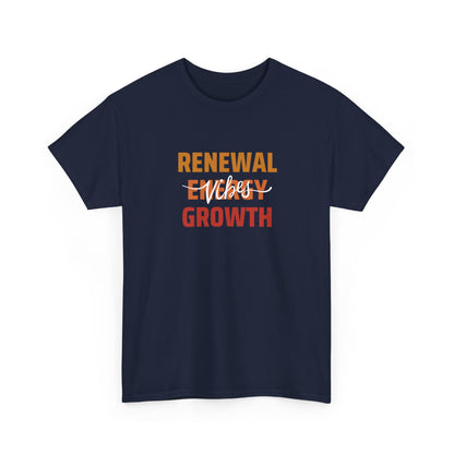 Renewable Energy Vibes Growth T-Shirt — Inspirational Faith & Recovery Tee
