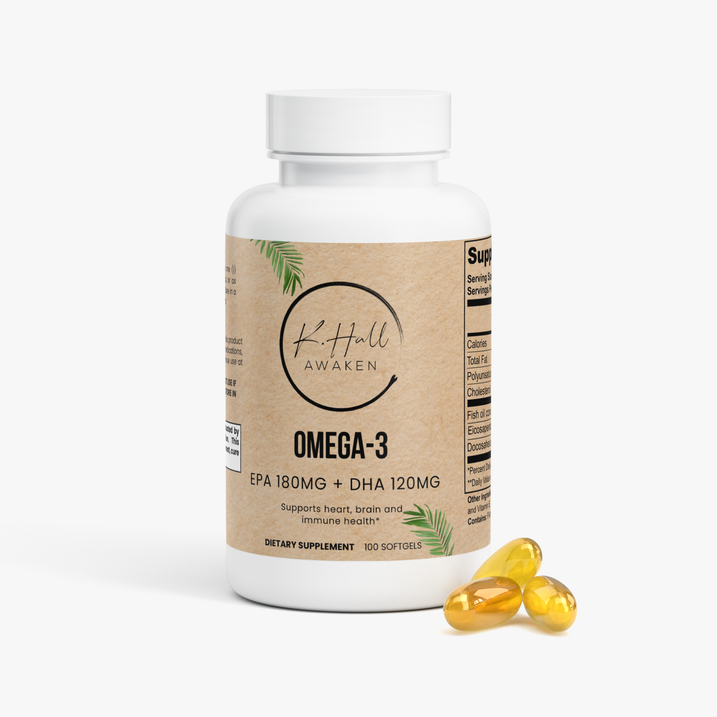 Omega-3 EPA 180mg + DHA 120mg