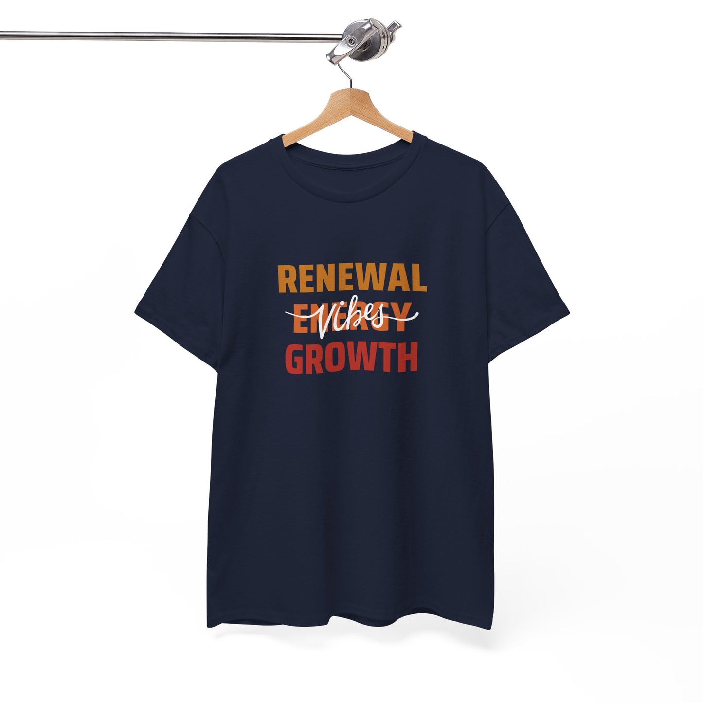 Renewable Energy Vibes Growth T-Shirt — Inspirational Faith & Recovery Tee