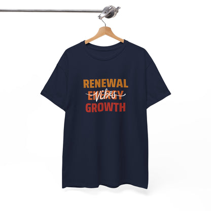 Renewable Energy Vibes Growth T-Shirt — Inspirational Faith & Recovery Tee