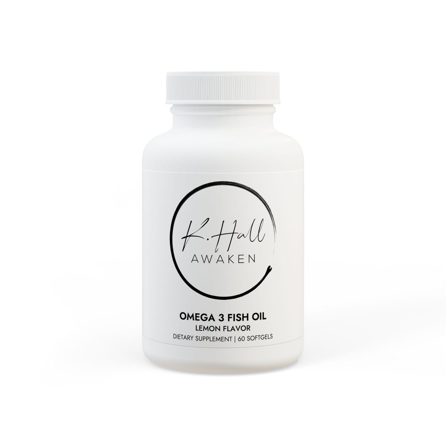 K. Hall Awaken Omega 3 Fish Oil Supplement (60 Softgels)