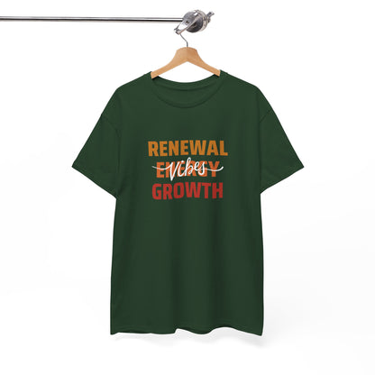 Renewable Energy Vibes Growth T-Shirt — Inspirational Faith & Recovery Tee