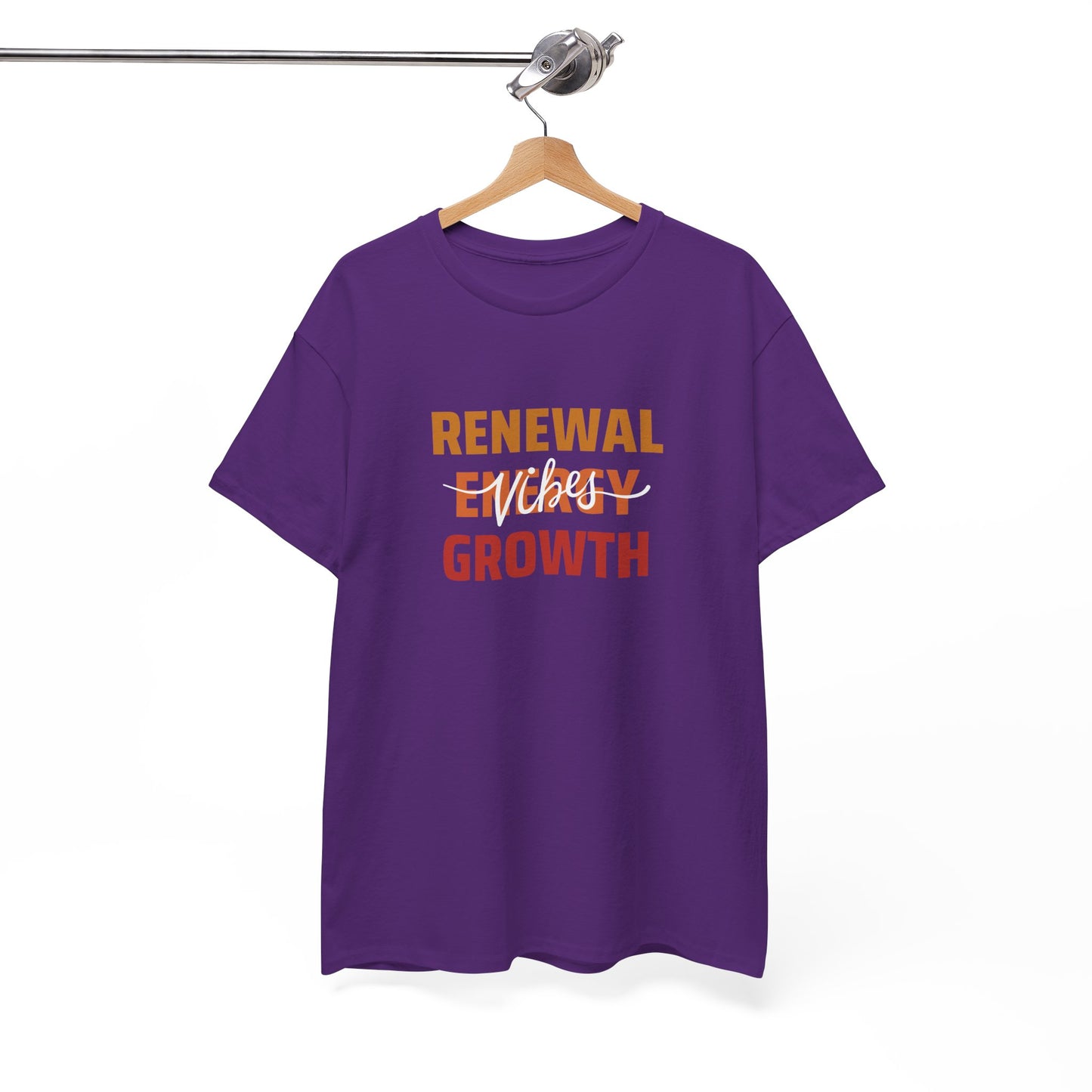 Renewable Energy Vibes Growth T-Shirt — Inspirational Faith & Recovery Tee