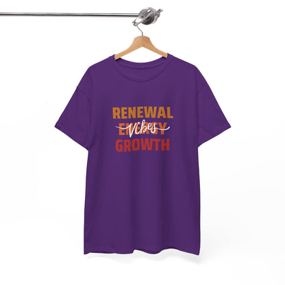 Renewable Energy Vibes Growth T-Shirt — Inspirational Faith & Recovery Tee